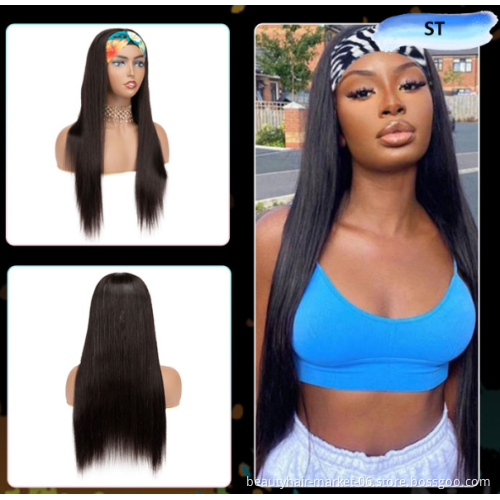 Top Selling  Bangs Headband Wig Headband Wig Synthetic Head Band Wig